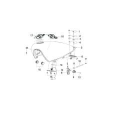 BENZİN DEPOSU GRİ (K-LIGHT202)